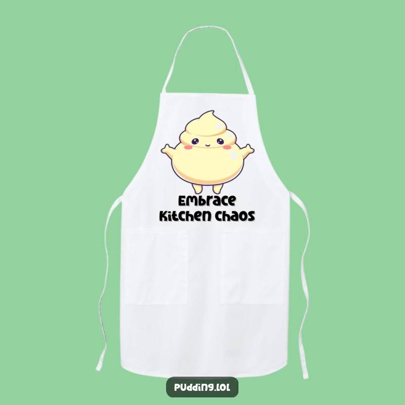 Funny Jiggly Pudding Arms Out Apron: Cook with Open Arms, Fun Funny Gift