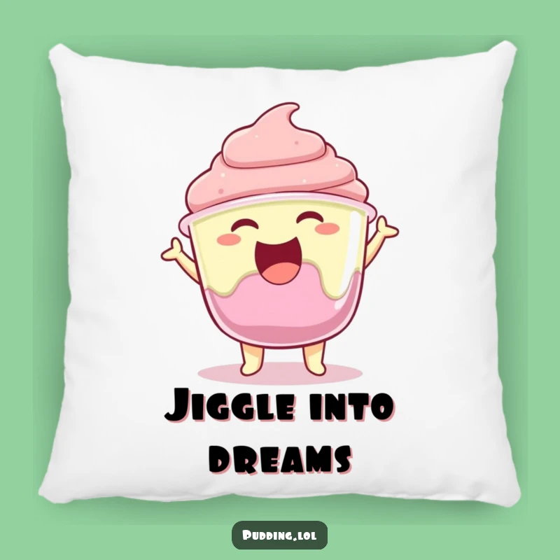 Funny Pudding Jiggle Pillow: Cozy Joyful Cushion, Sweet Funny Gift