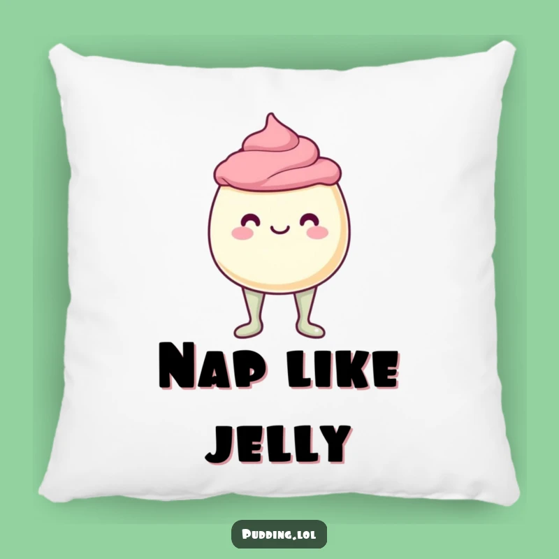 Funny Wobbly Pudding Cup Pillow: Cozy Jelly Legs Comfort, Adorable Funny Gift