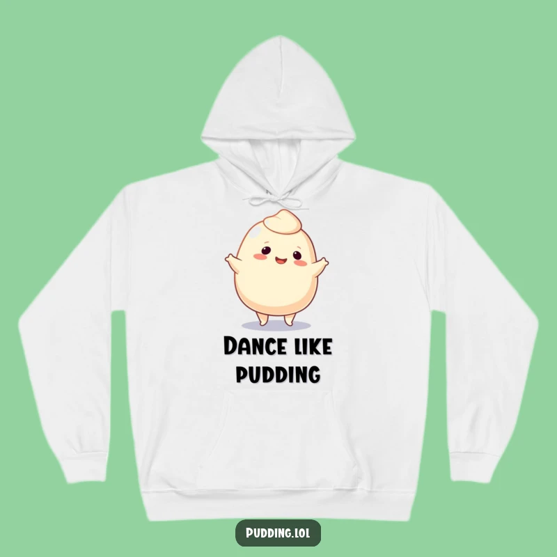 Funny Pudding Blob Jig Hoodie: Cozy Dance Party Wear, Ultimate Funny Gift