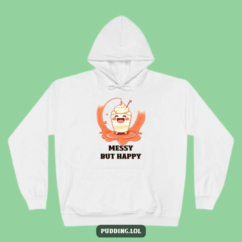 Funny Pudding Splash Hoodie: Cozy Up with Saucy, Playful Vibes