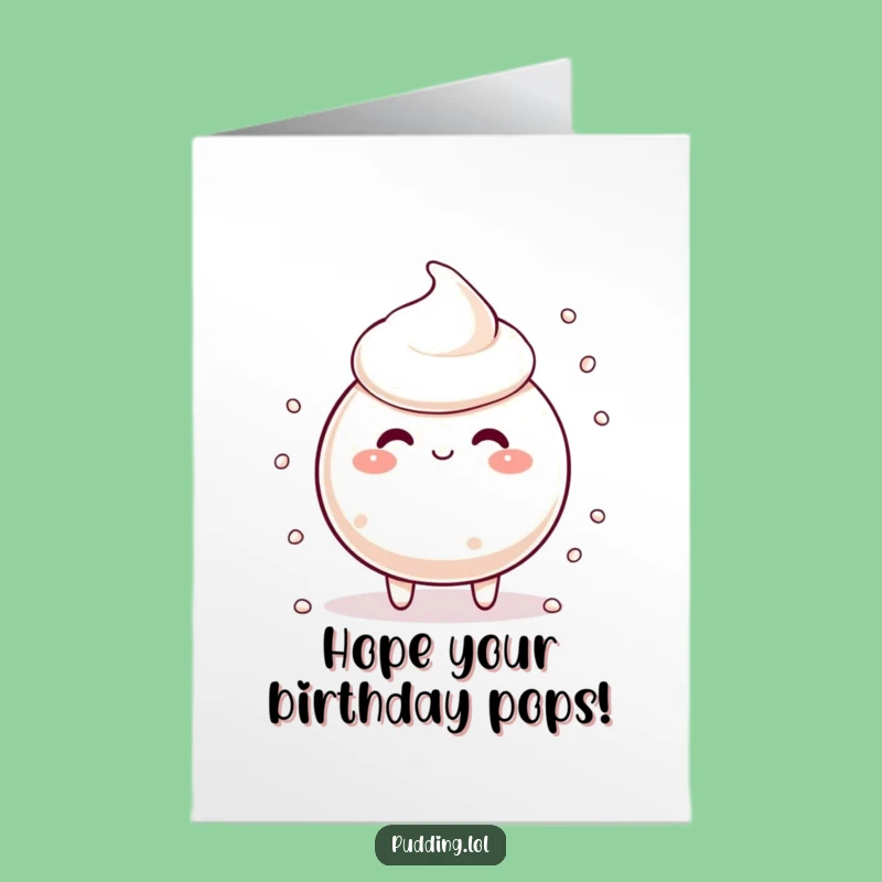 Free Printable Tapioca Pudding Birthday Card Funny Downloadable Gift