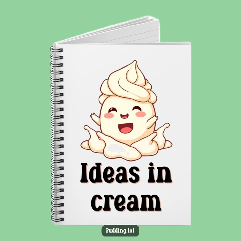 Funny Joyful Pudding Ideas Notebook - Cheerful Dessert Journal Gift