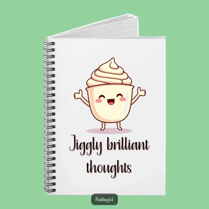Funny Pudding Notebook: Jot Down Rhythms with a Dancing Cup Character Jig Gift
