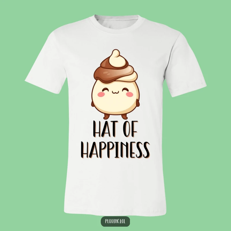 Funny Chocolate Pudding T-Shirt - Goofy Grin Pudding Shirt Gift