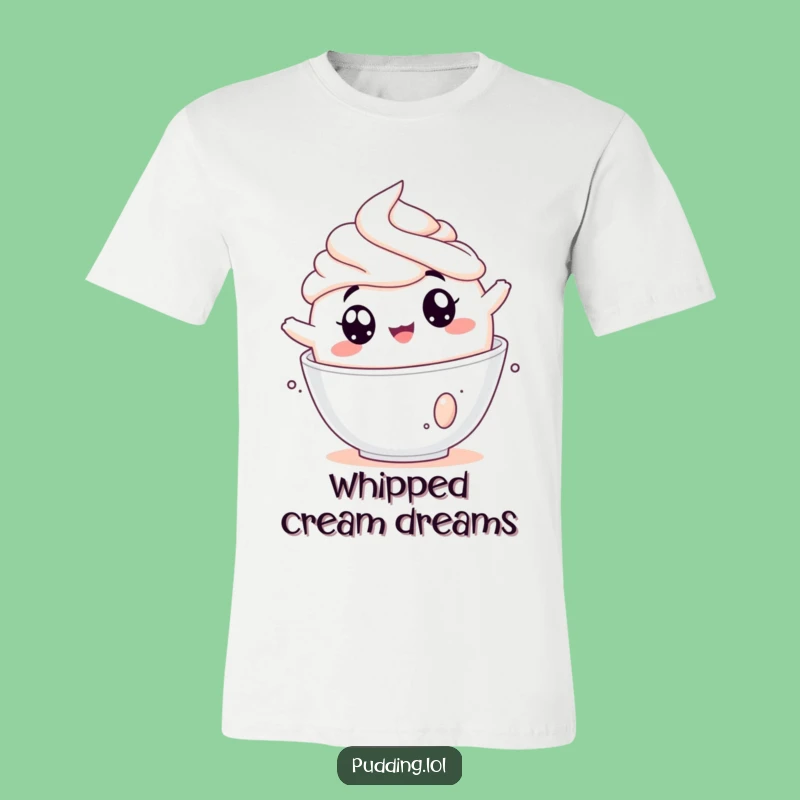 Funny Pudding Cream Tumbling T-Shirt A Hilarious Dessert Gift For Joyful Souls